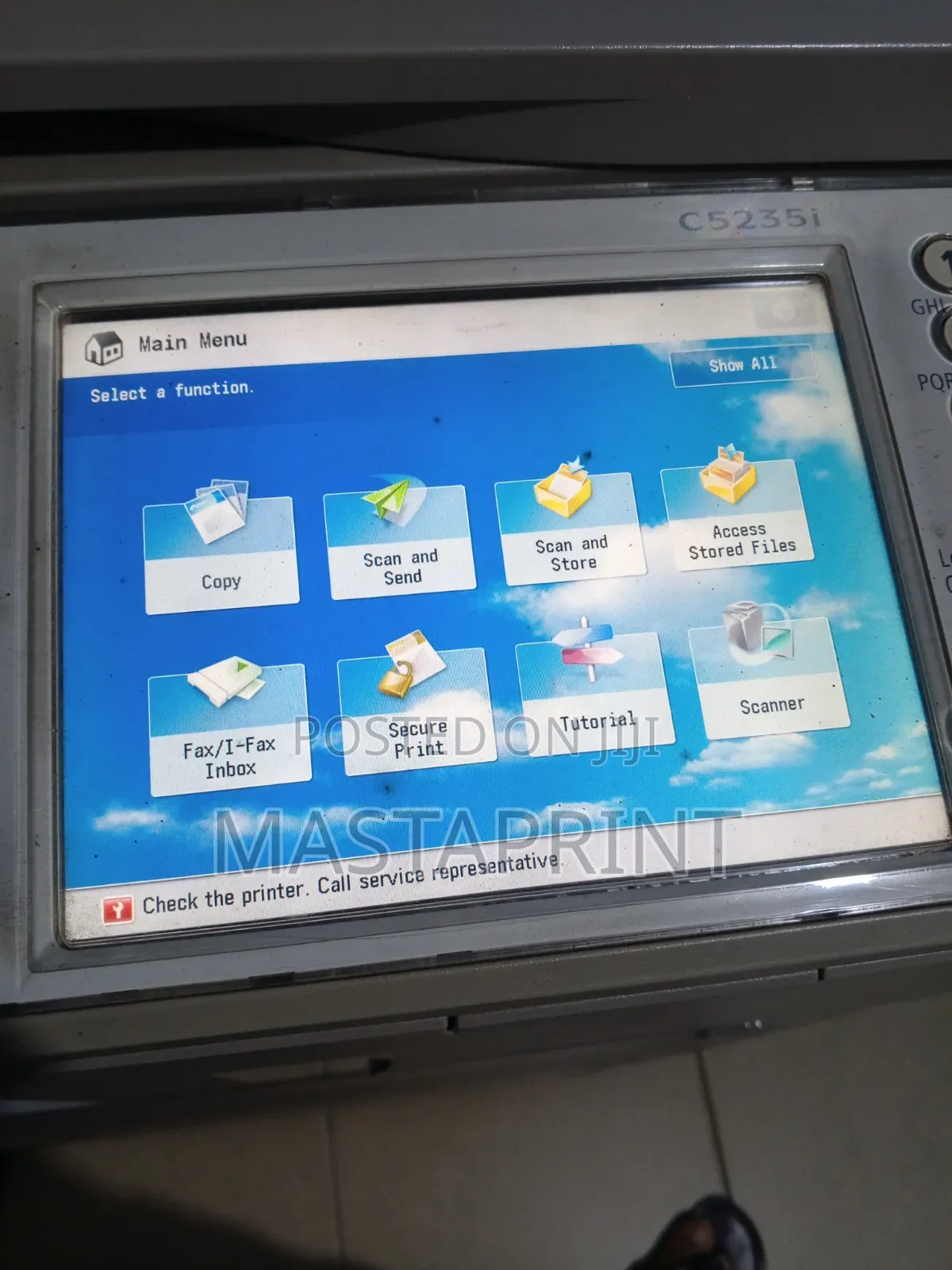 Canon 5235i A3 Copier for Sale (Needs Maintenance)