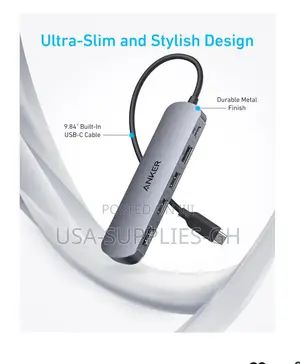Anker USB C Hub 5 in 1 HDMI Multiport Adapter 100W PD From Usa