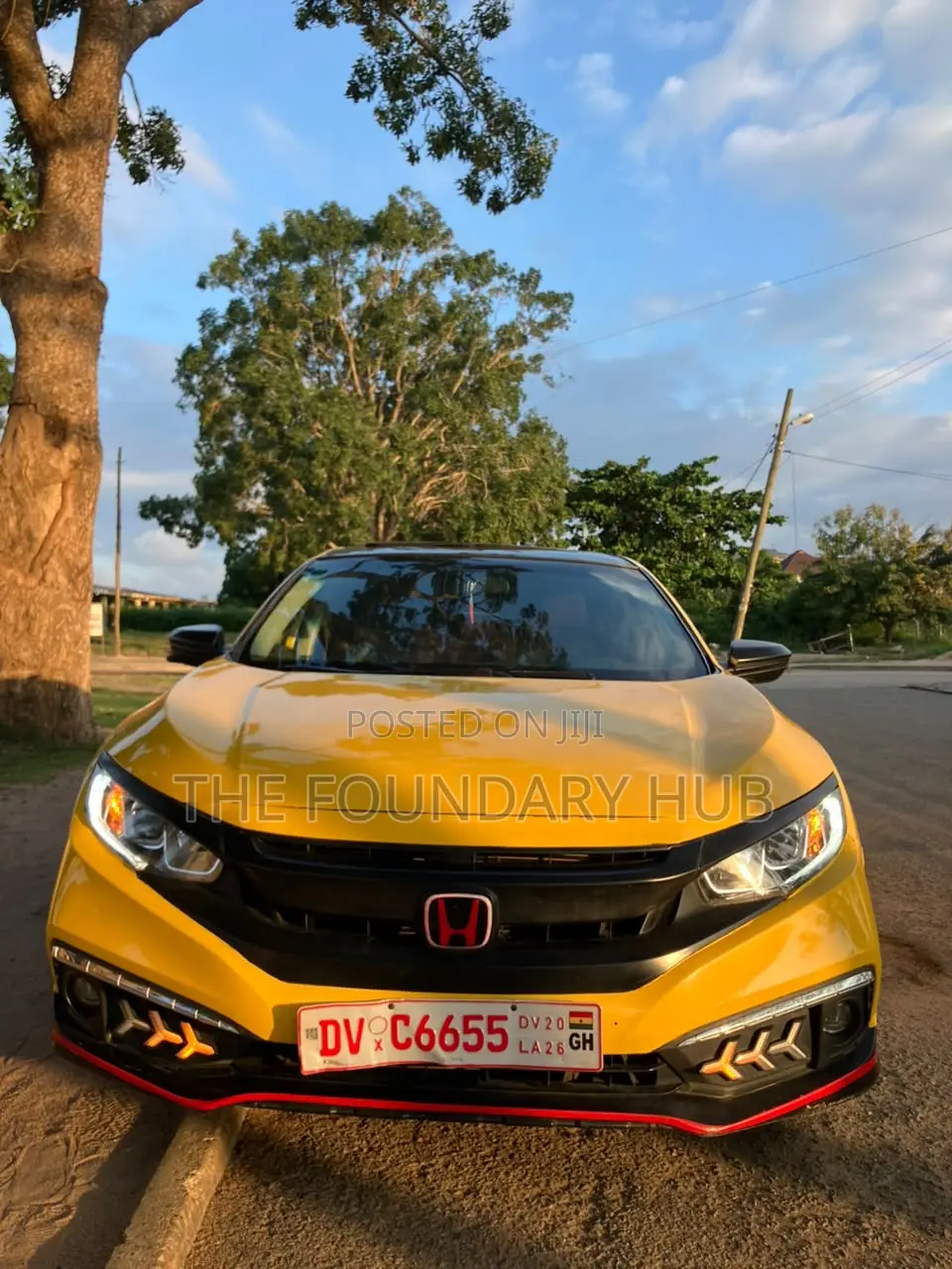 Honda Civic EX-L 4dr Sedan (1.5L 4cyl) 2017 Yellow
