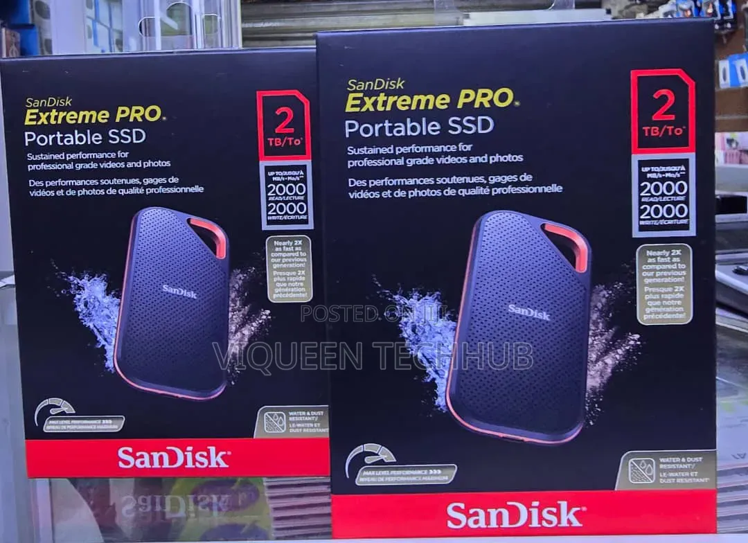 Durable SanDisk SSD Drive ( 2tb M.Pci-e Nvme)
