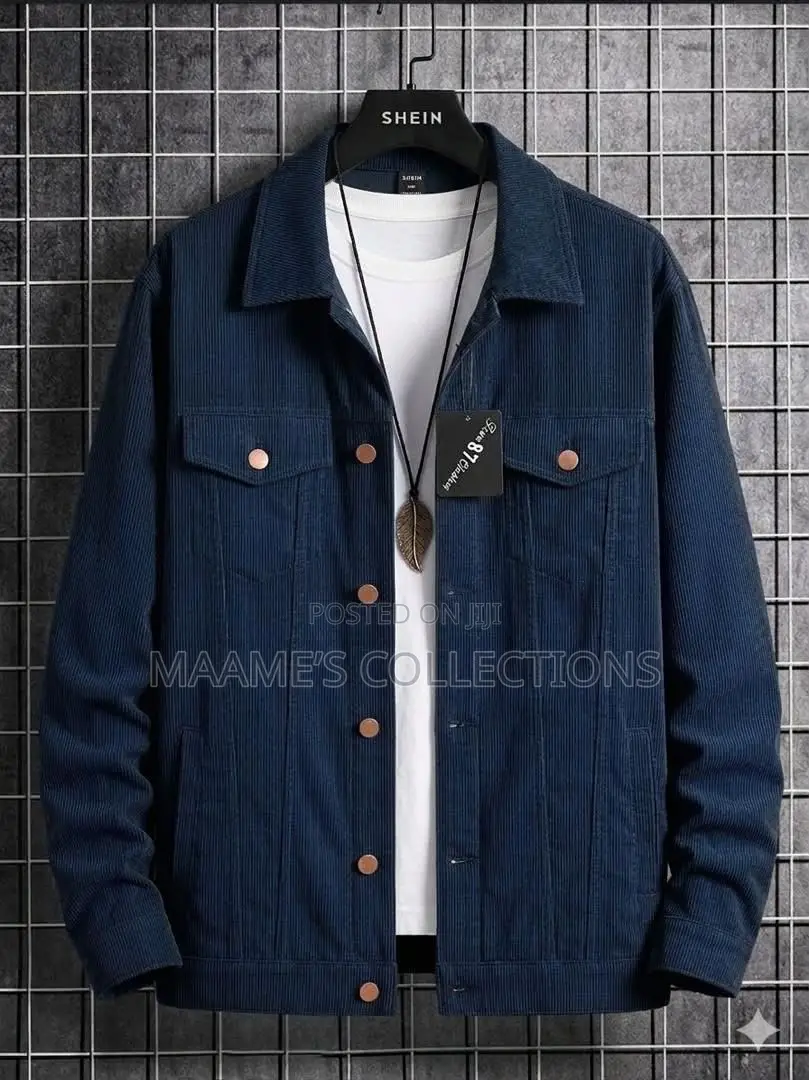 Men’s Stylish Washed Denim Jacket – Casual Jean Coat