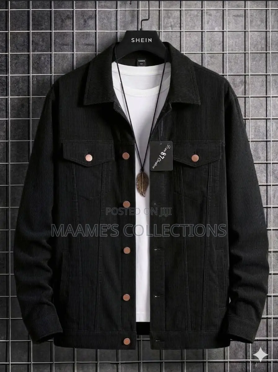 Men’s Stylish Washed Denim Jacket – Casual Jean Coat