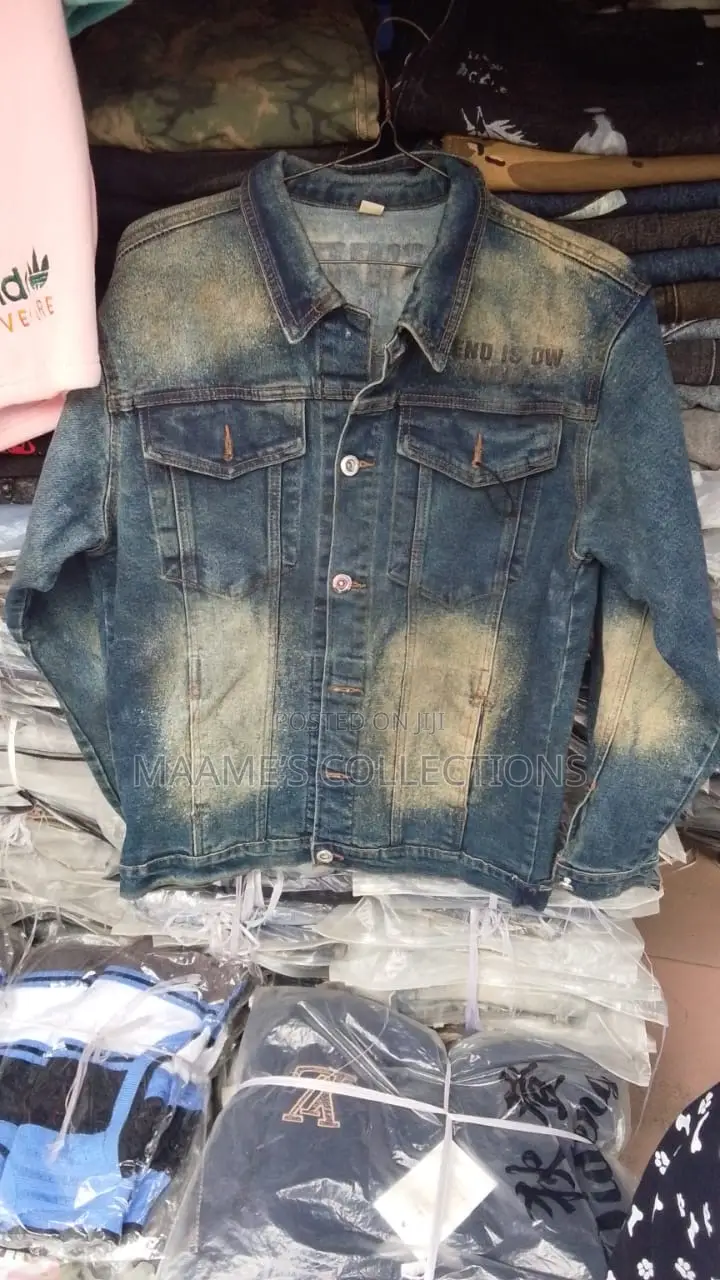 Men’s Stylish Washed Denim Jacket – Casual Jean Coat