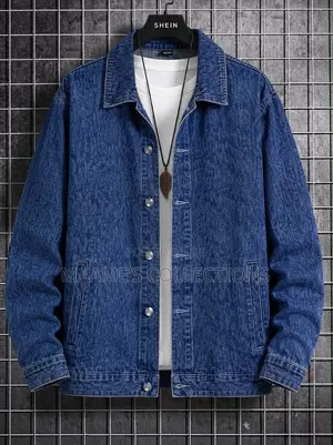 Men’s Stylish Washed Denim Jacket – Casual Jean Coat