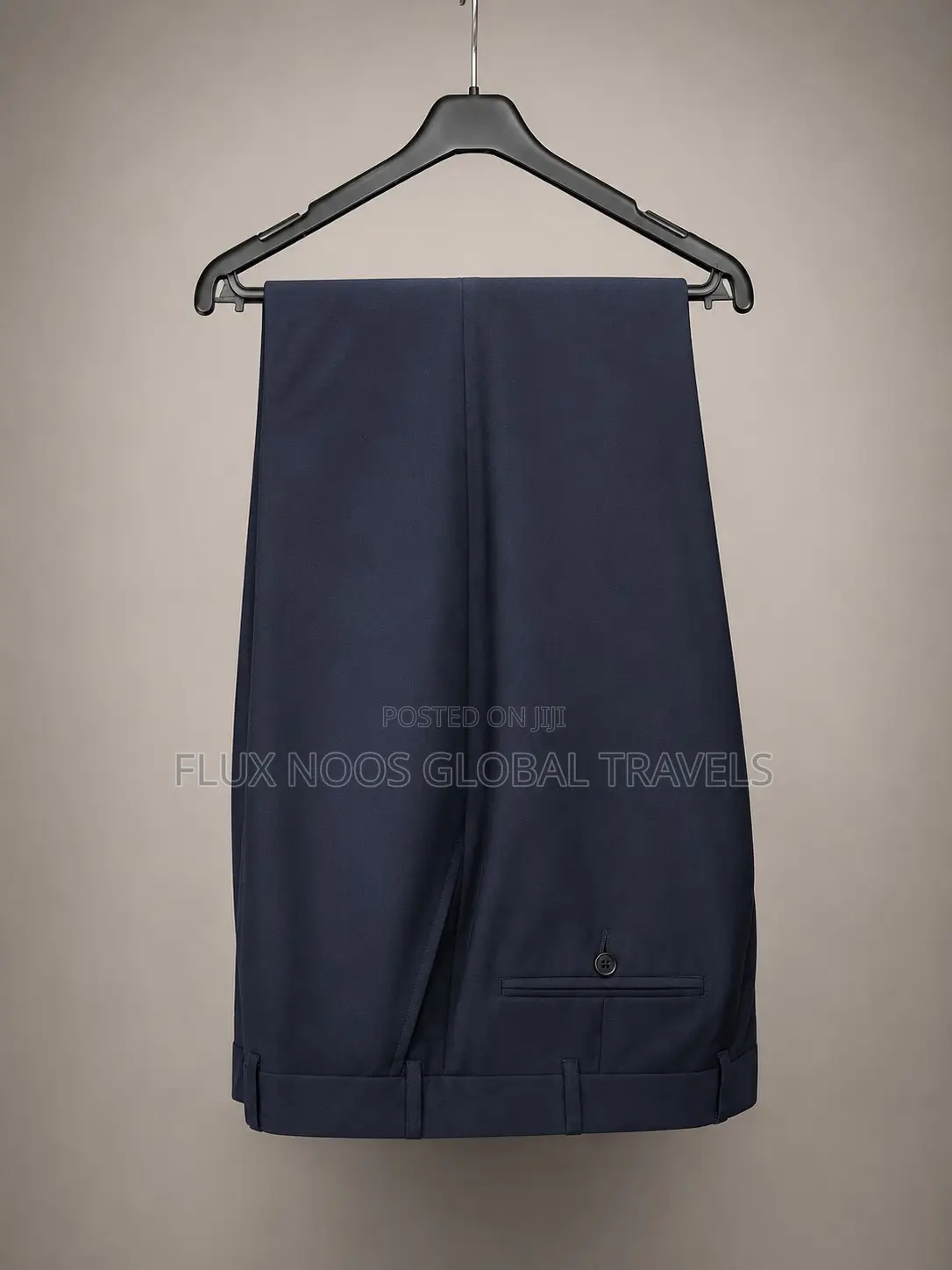 Men's Classic Navy Blue 2-Piece Suit – UK/US Size 46
