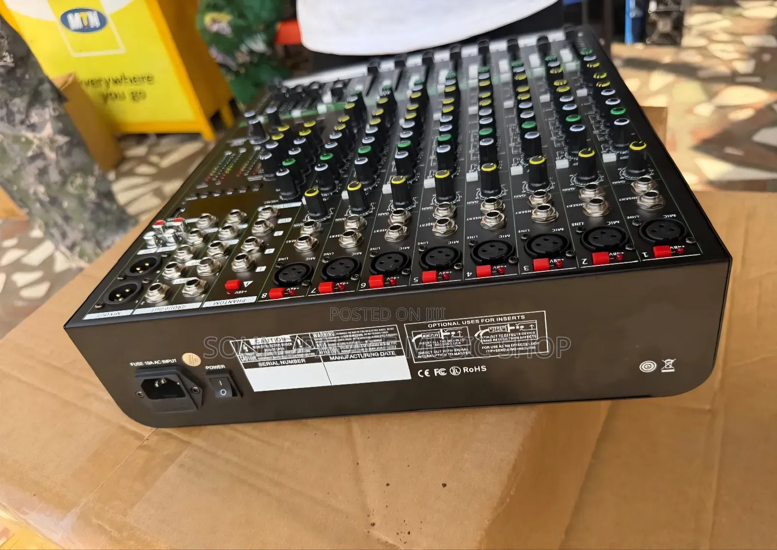 Jac Pro SMX 12-Fx 12-Channel Professional Mixer.