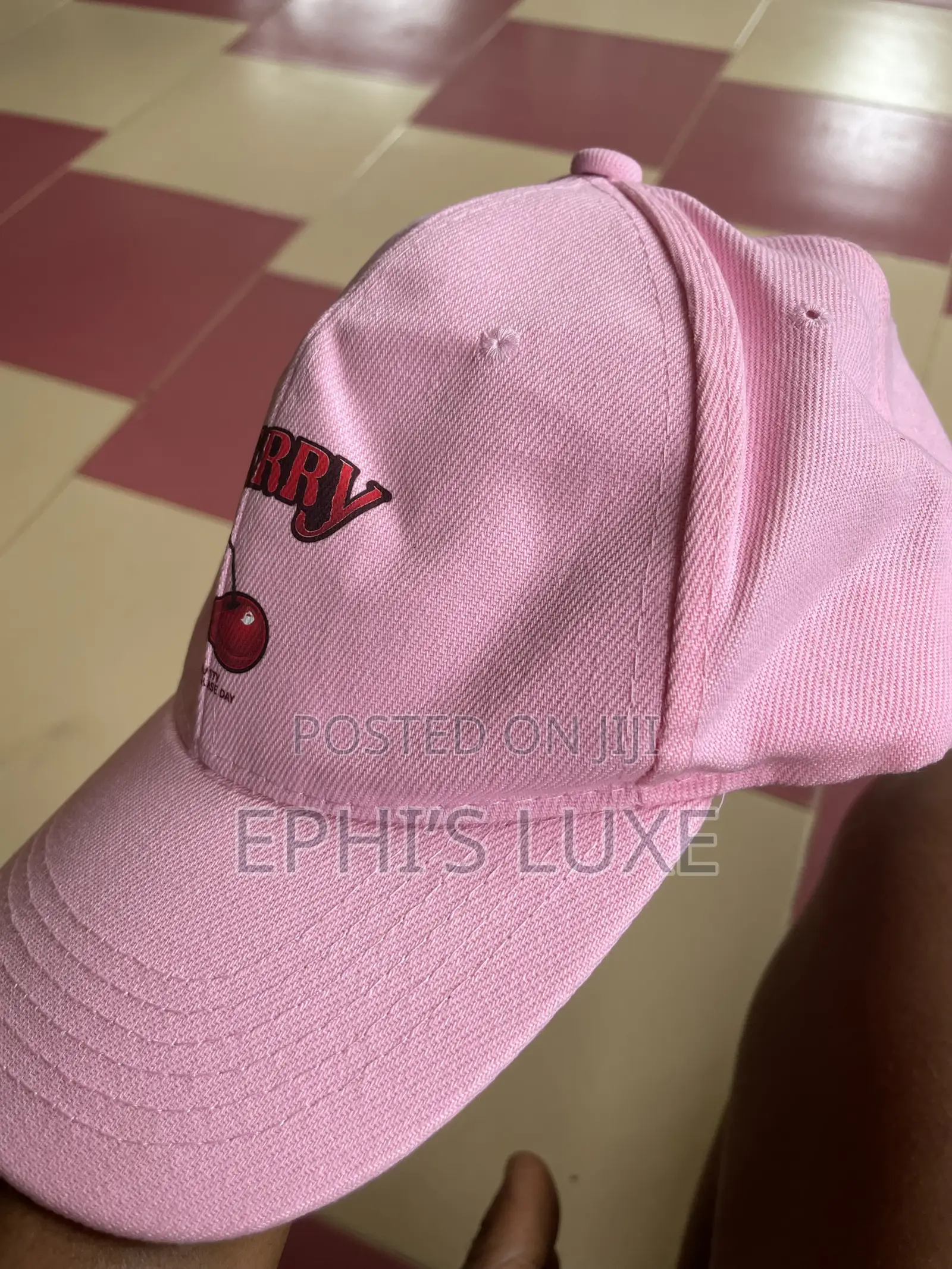 Pink Cherry Cap
