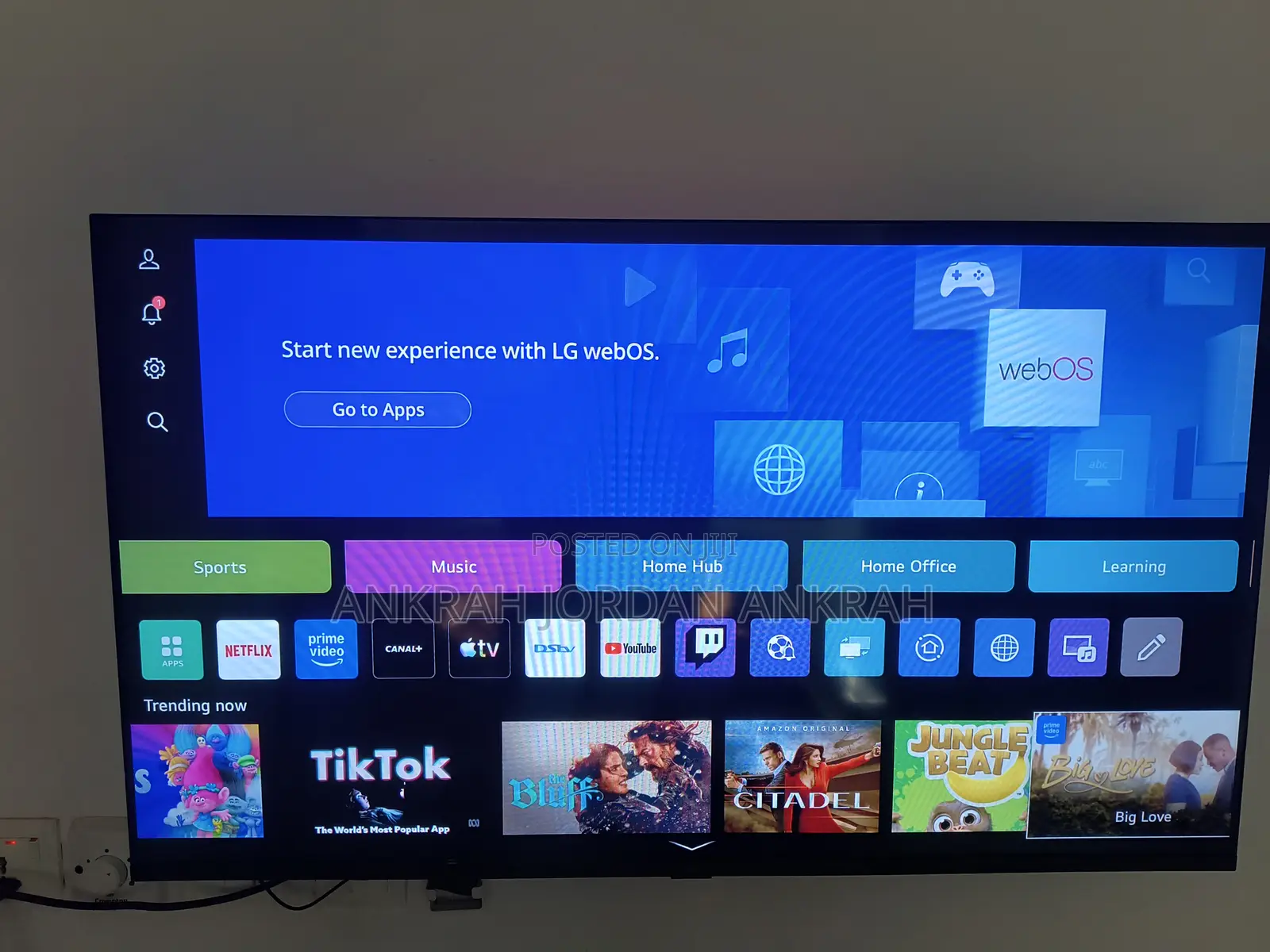 LG SMART TV 43" Anycast Included