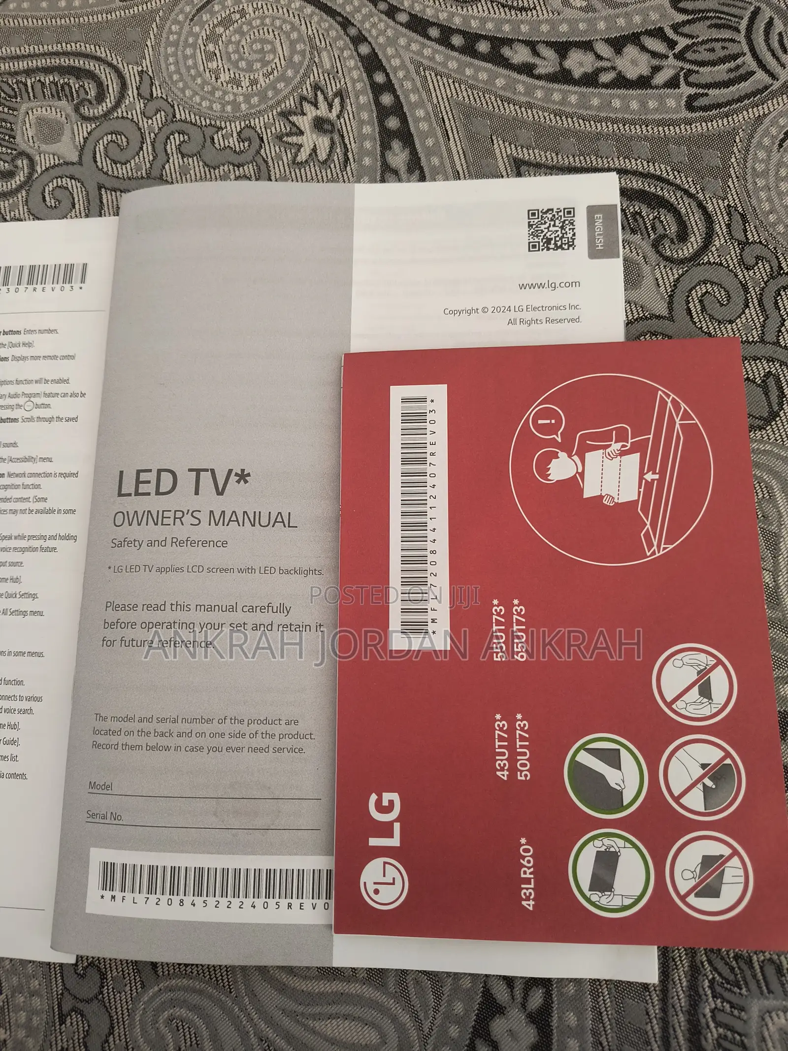 LG SMART TV 43" Anycast Included