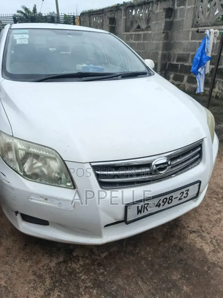 Toyota Axio 2012 White