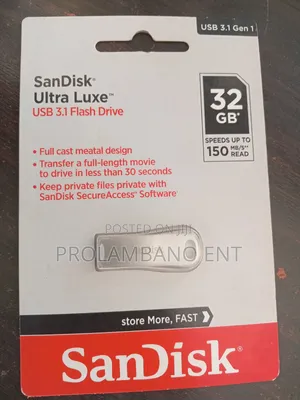 32GB Sandisk Ultra Luxe Flash Drive