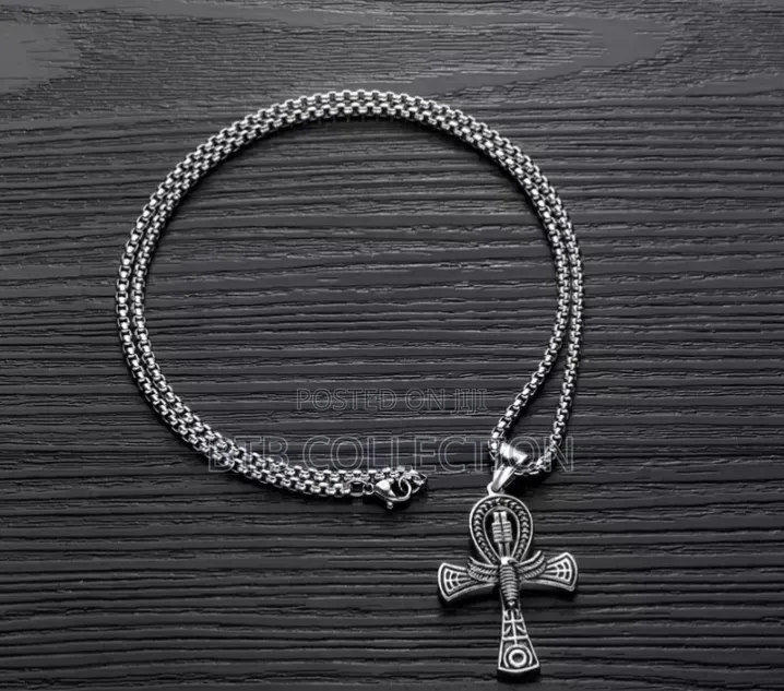 Classic Ancient Ankh Titanium Necklace