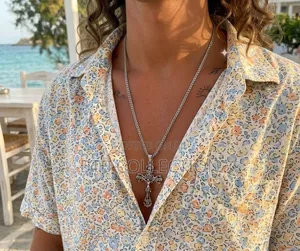 Quality Titanium Solid Cross Necklace