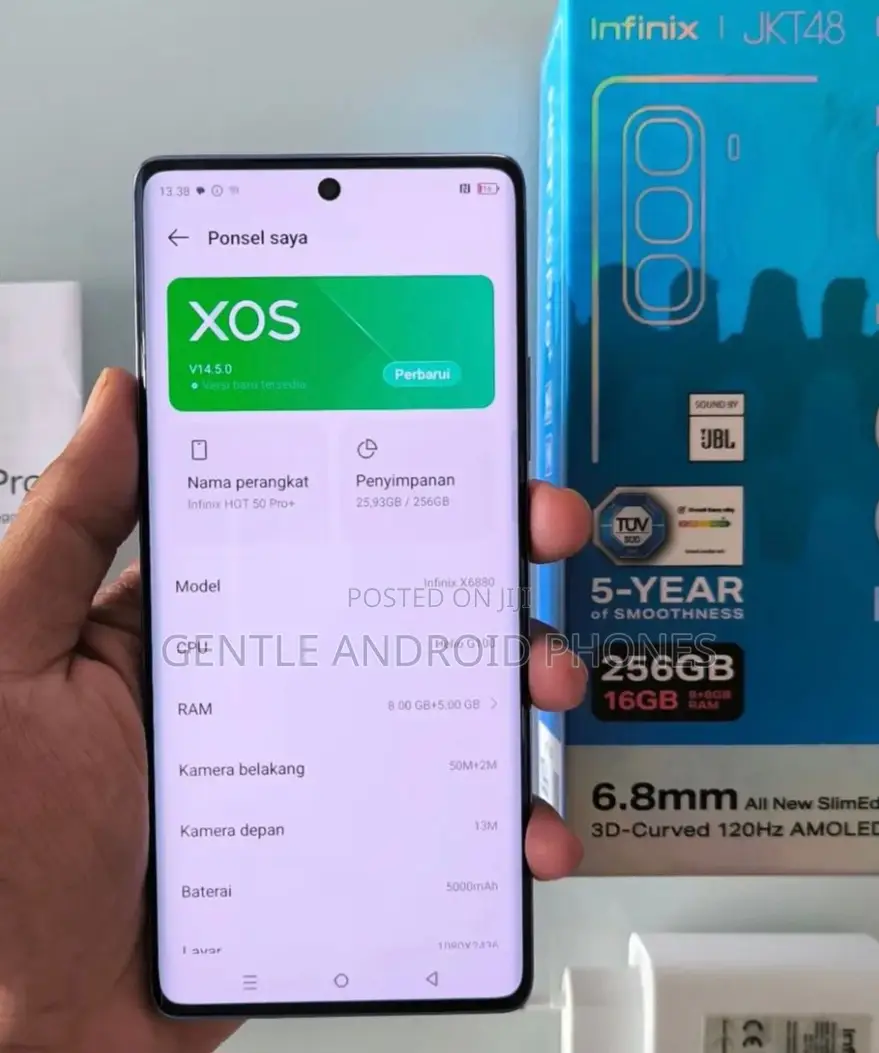 New Infinix Hot 50 Pro+ 4G 256 GB Purple