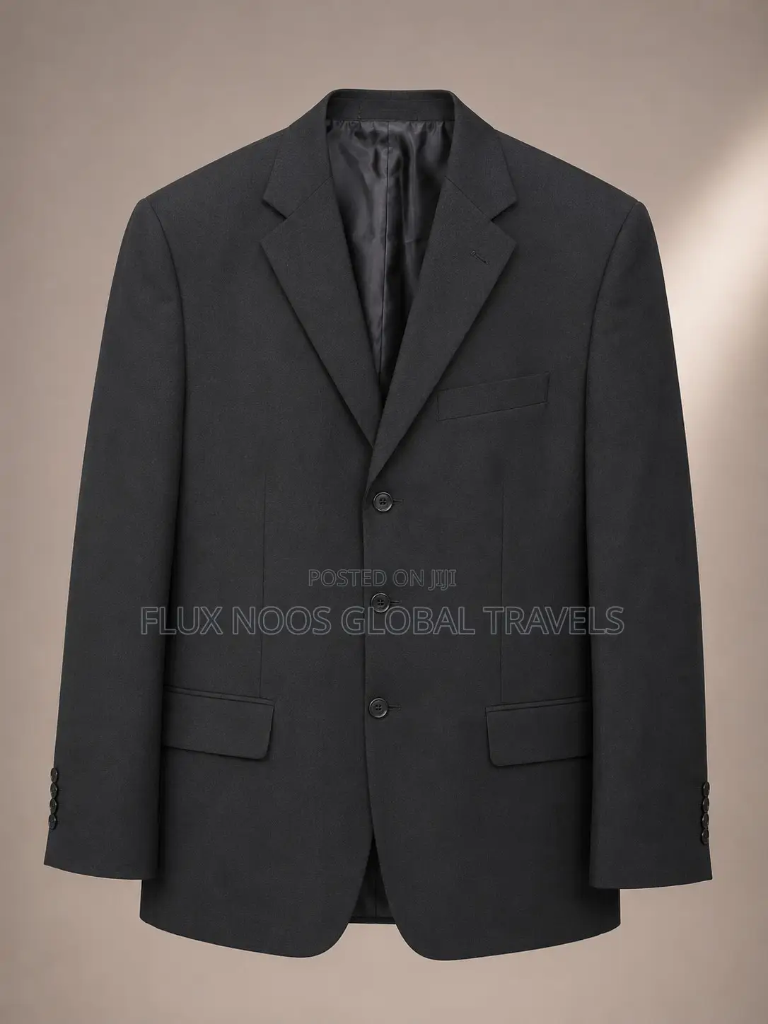 Men's Black Formal Suit Jacket 40R (EU 50) – Classic Business Blazer