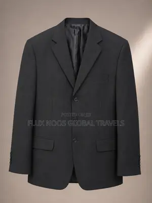 Men's Black Formal Suit Jacket 40R (EU 50) – Classic Business Blazer