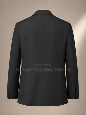 Men's Black Formal Suit Jacket 40R (EU 50) – Classic Business Blazer
