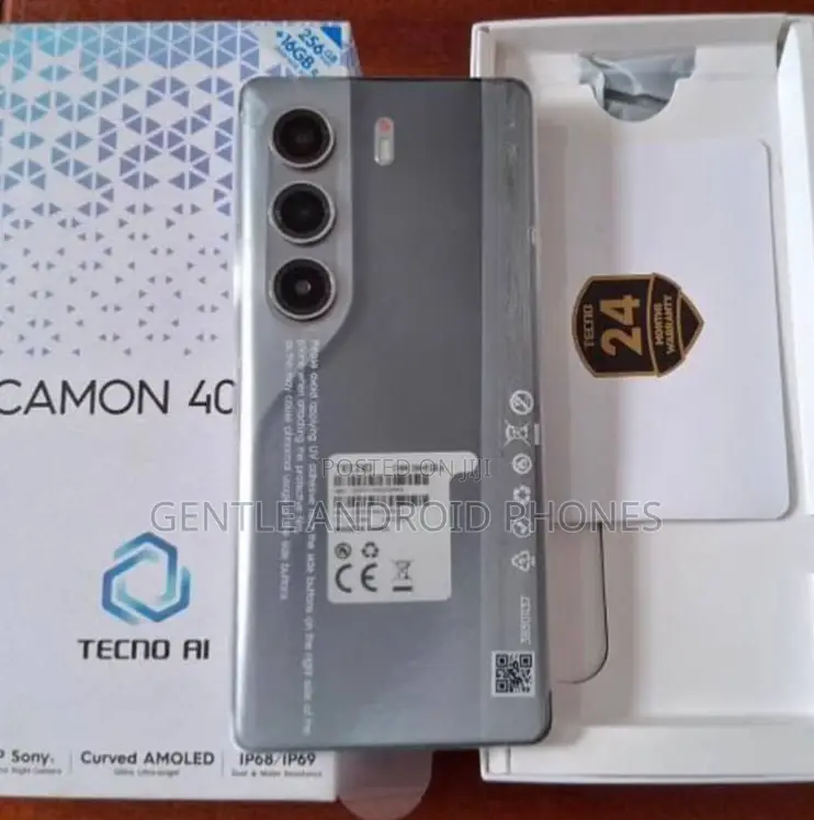 New Tecno Camon 40 Pro 5G 256 GB Gray