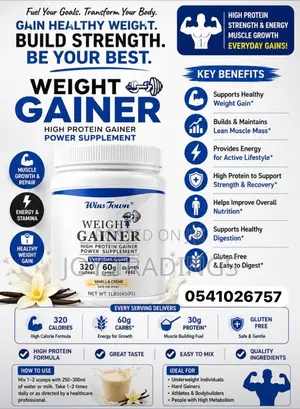 Winstown Weight Gainer Powder.