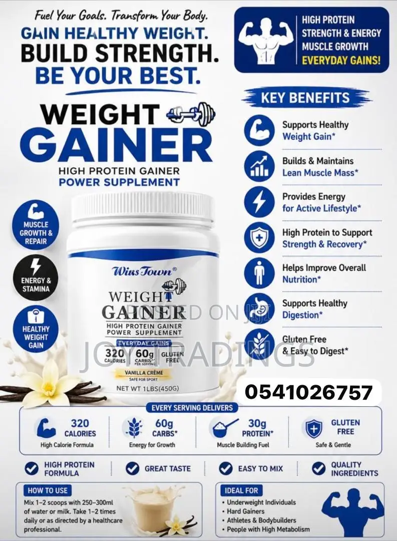 Winstown Weight Gainer Powder.