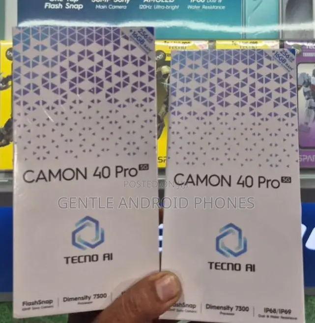 New Tecno Camon 40 Pro 5G 256 GB Gray
