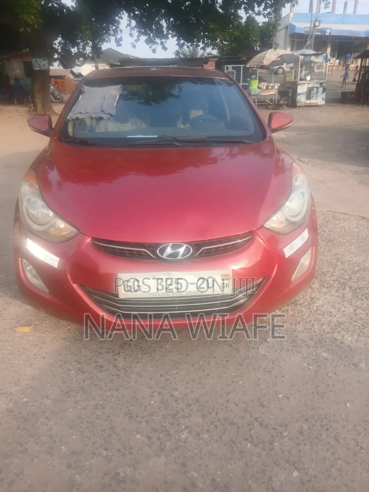 Hyundai Elantra Limited 2012 Red