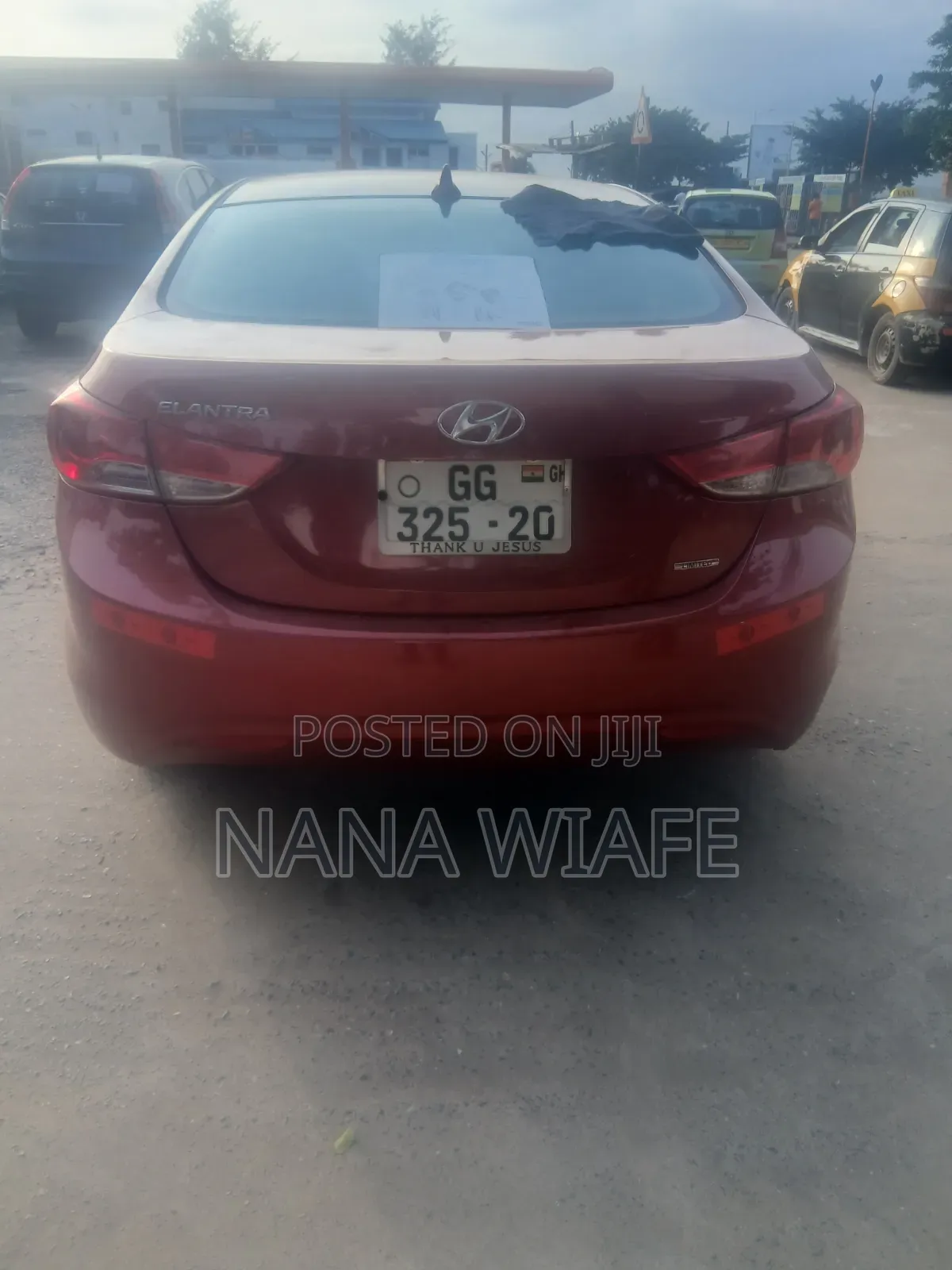Hyundai Elantra Limited 2012 Red