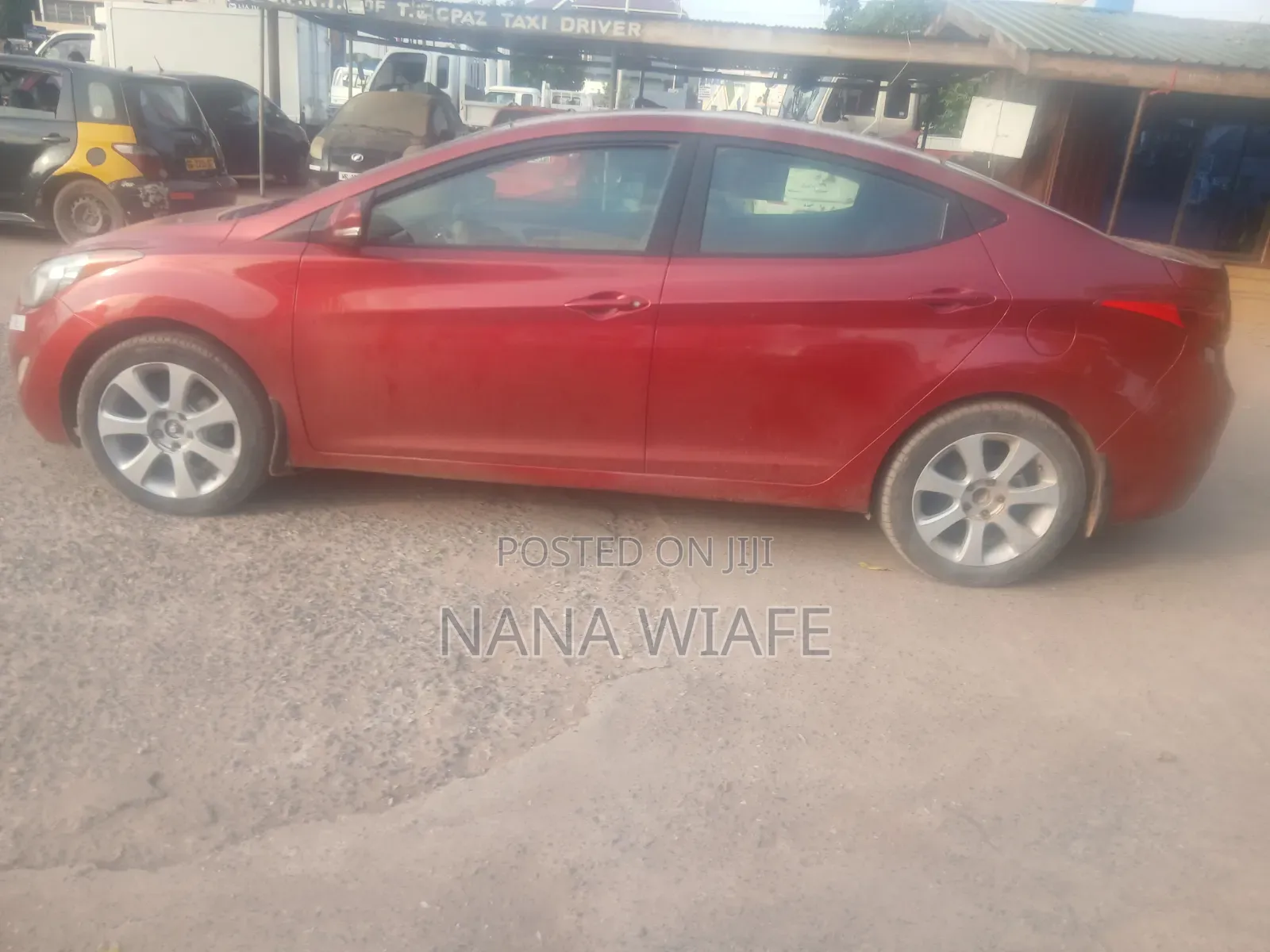Hyundai Elantra Limited 2012 Red