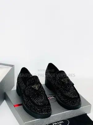 Trendy Rhinestone Prada Shoe