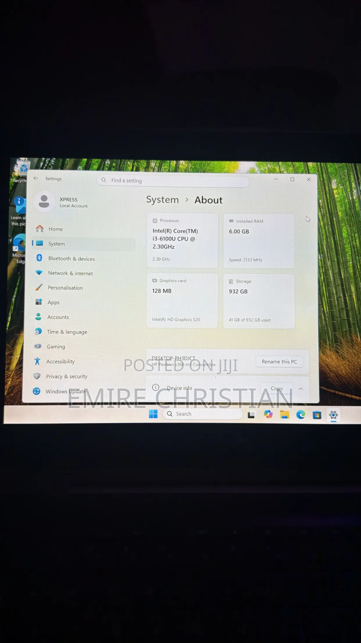 Laptop HP Pavilion x360 6GB Intel Core i3 HDD 1T