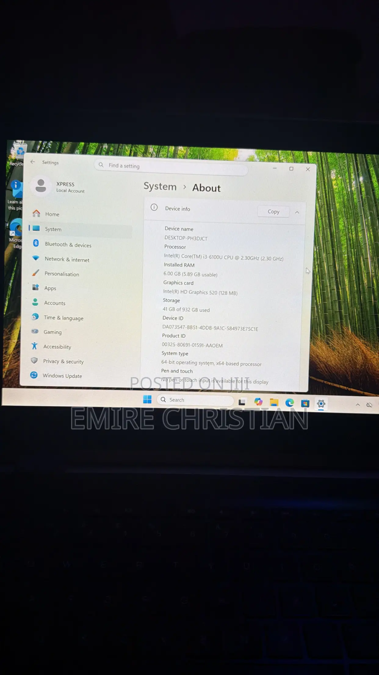 Laptop HP Pavilion x360 6GB Intel Core i3 HDD 1T