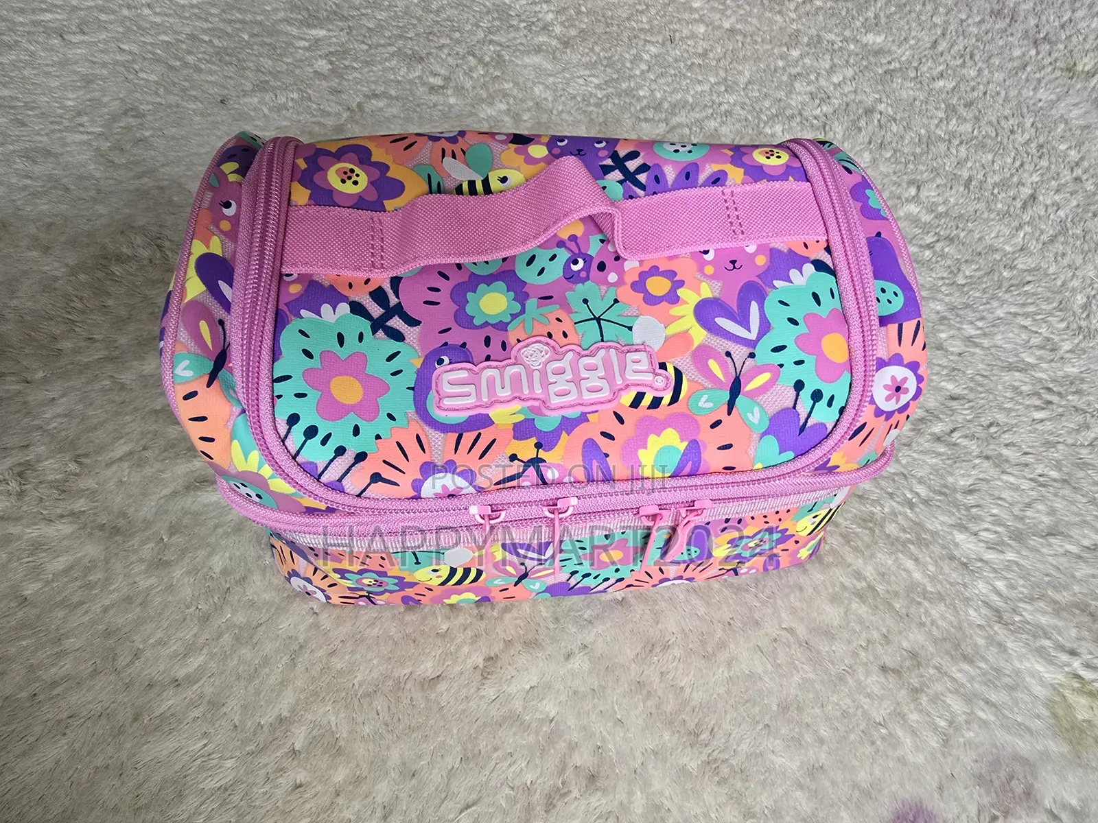Smiggle Spring Garden Bunny Themed Lunch Bag