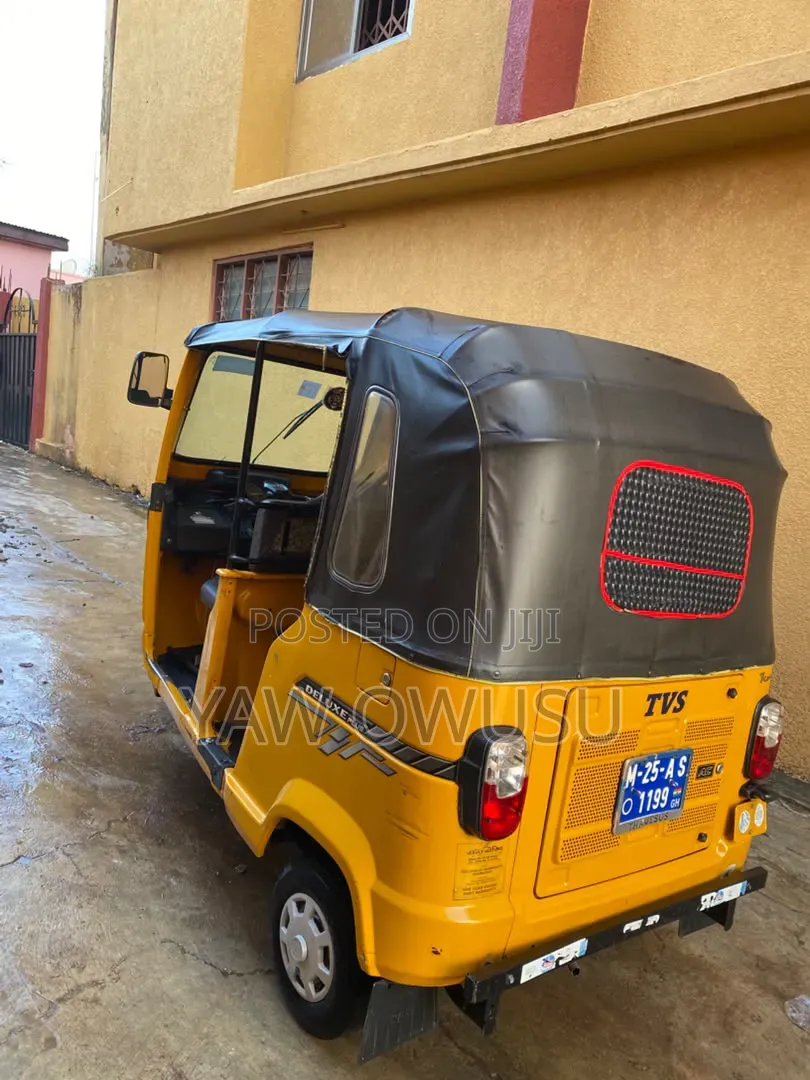 TVS King Deluxe Plus iTouch Start 2025 Yellow