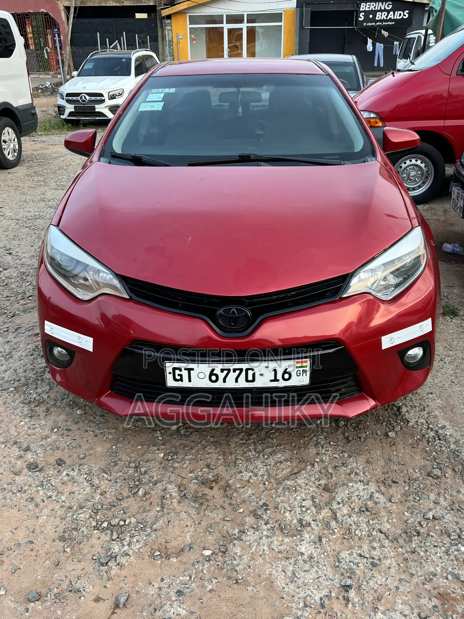 Toyota Corolla LE 4dr Sedan (1.8L 4cyl CVT) 2015 Red