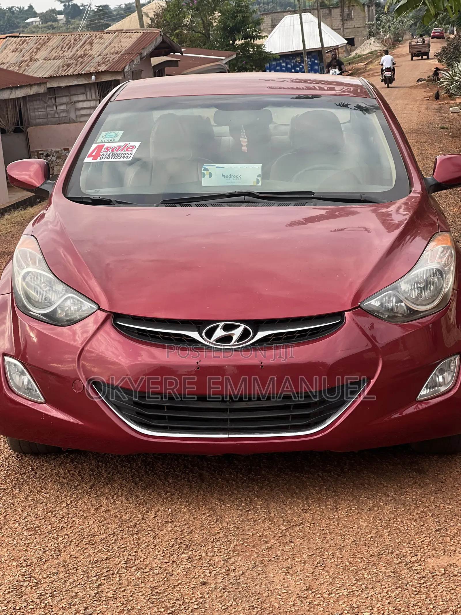 Hyundai Elantra 2013 Red