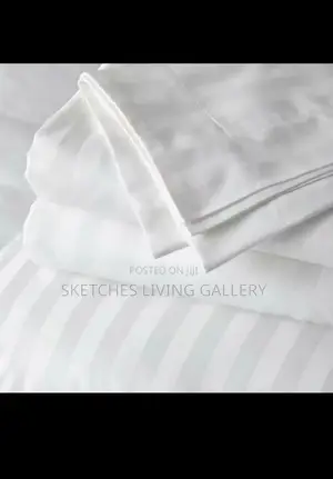 6 Pieces Bedsheet Set. 100% Cotton.