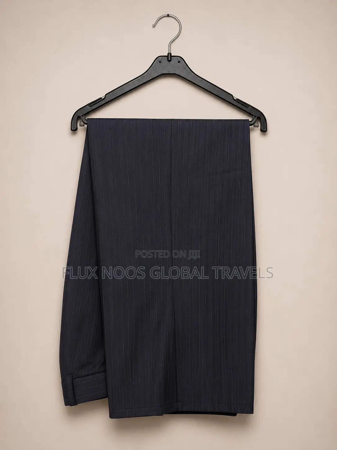 Men's Navy Pinstripe Suit – UK 48 / EU 58