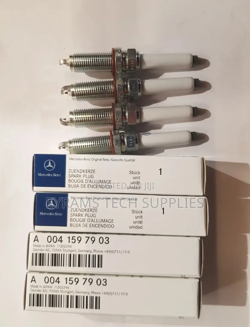 Mercedes W205 W213 Spark Plugs Set of 4 M270 M274