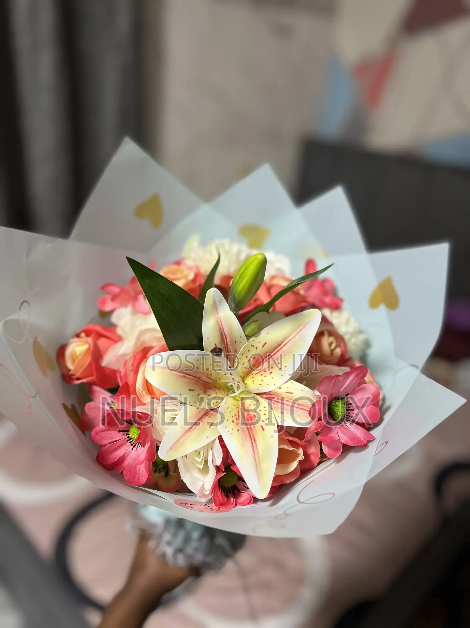 Faux Flower Bouquet