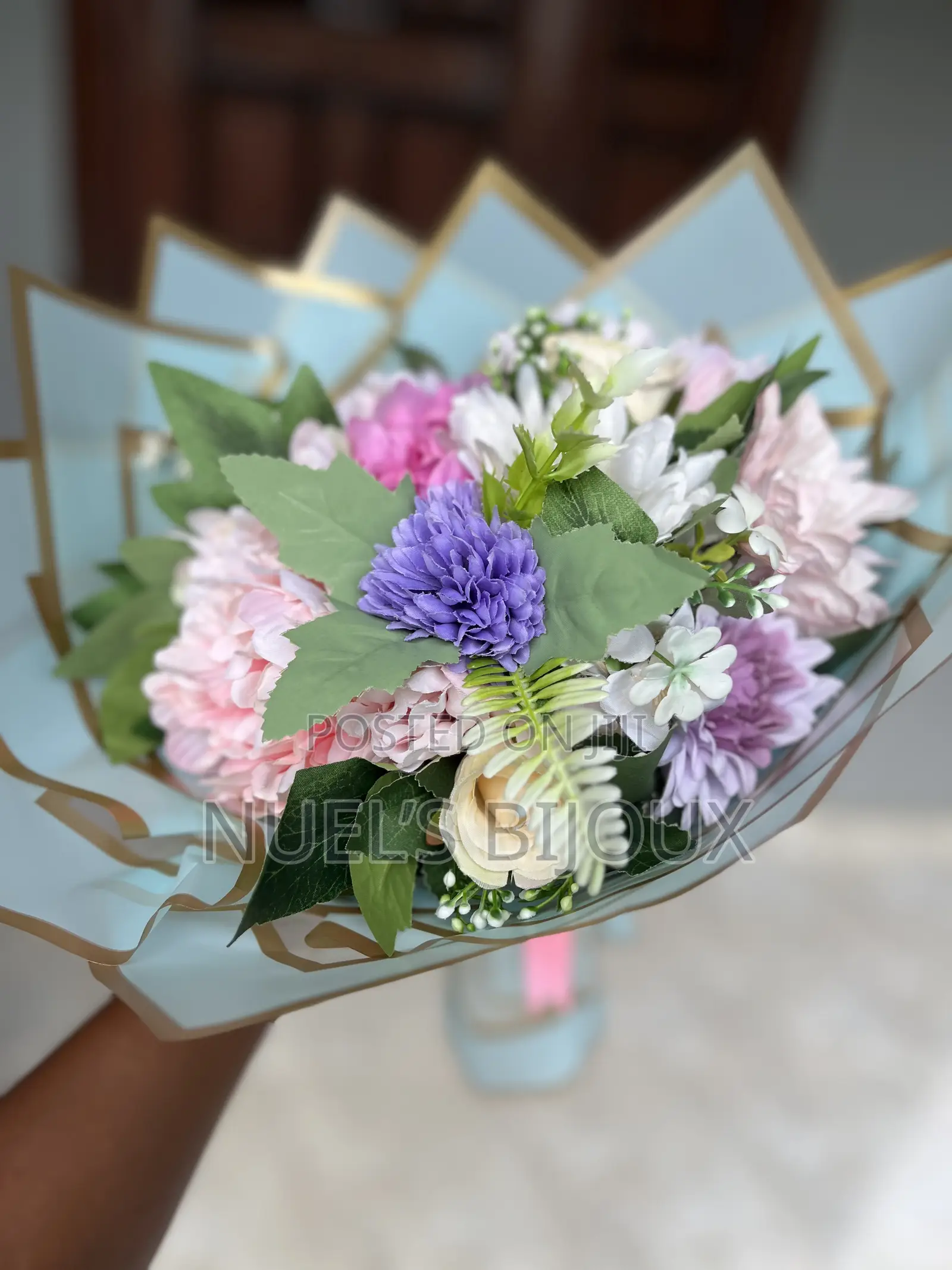 Faux Flower Bouquet