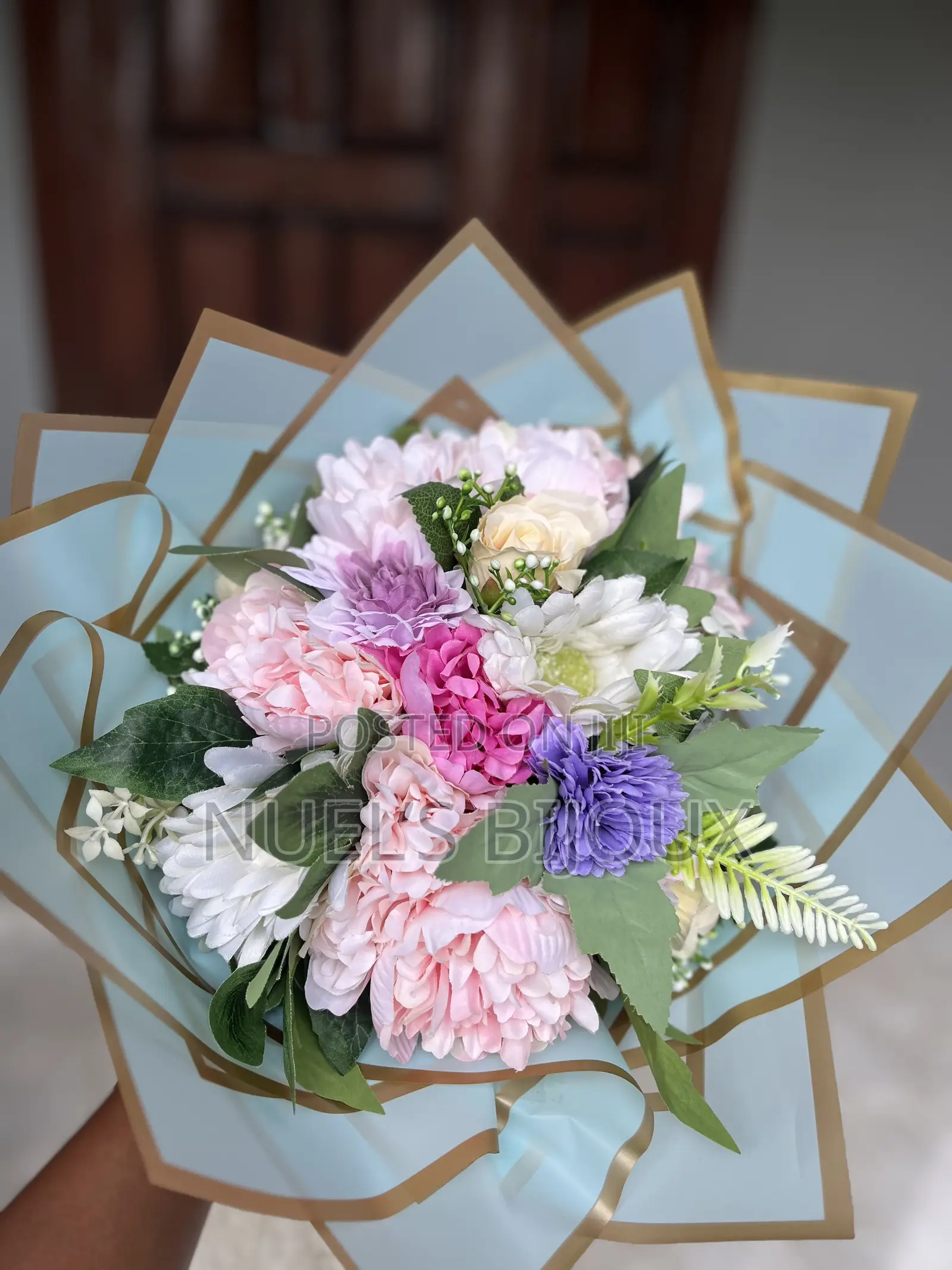 Faux Flower Bouquet