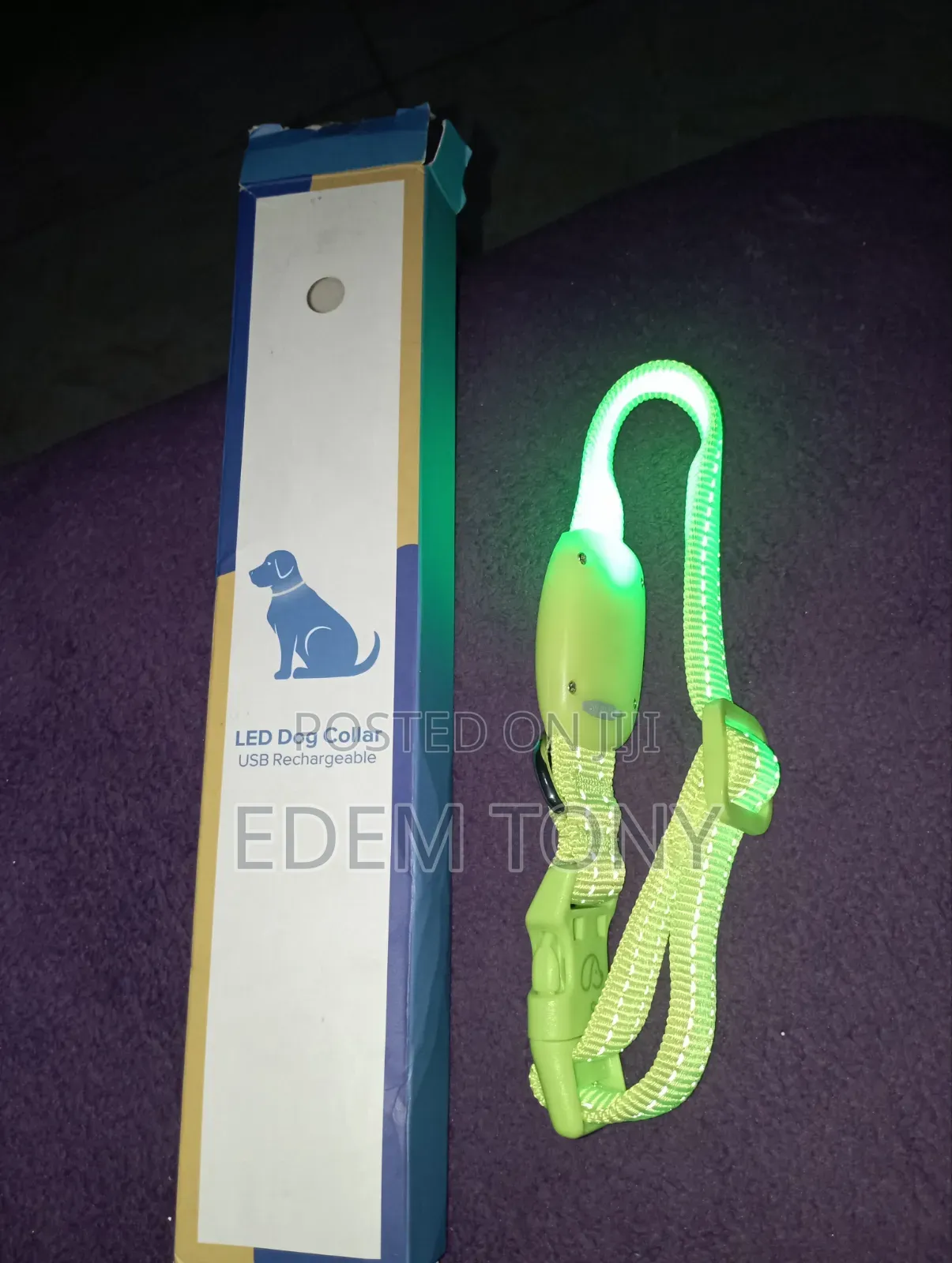 USB Rechargeable LED Dog Collar