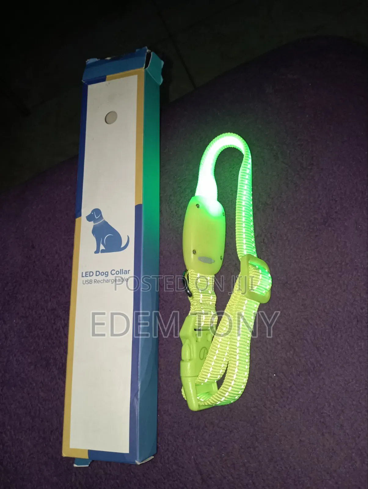 USB Rechargeable LED Dog Collar