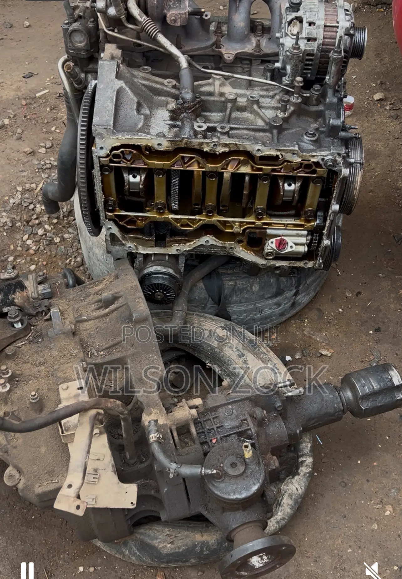 Engine Block, and Working 6 Speed Transmission