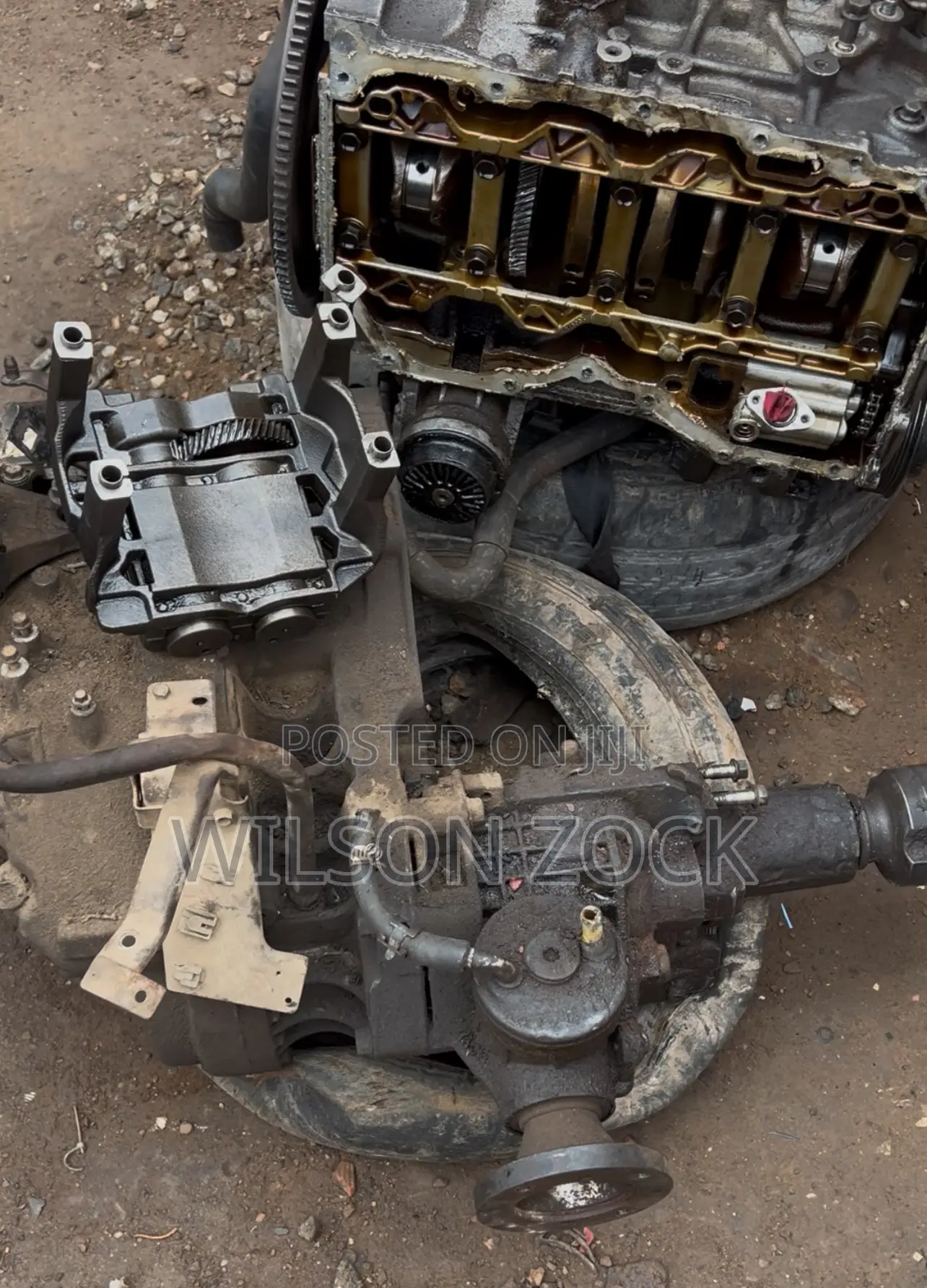 Engine Block, and Working 6 Speed Transmission