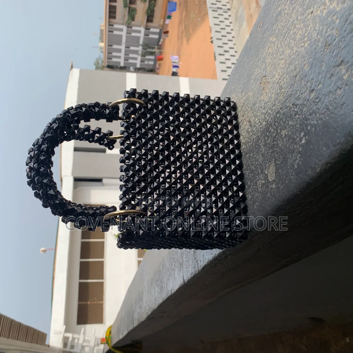 Elegant Handcrafted Beaded Bag