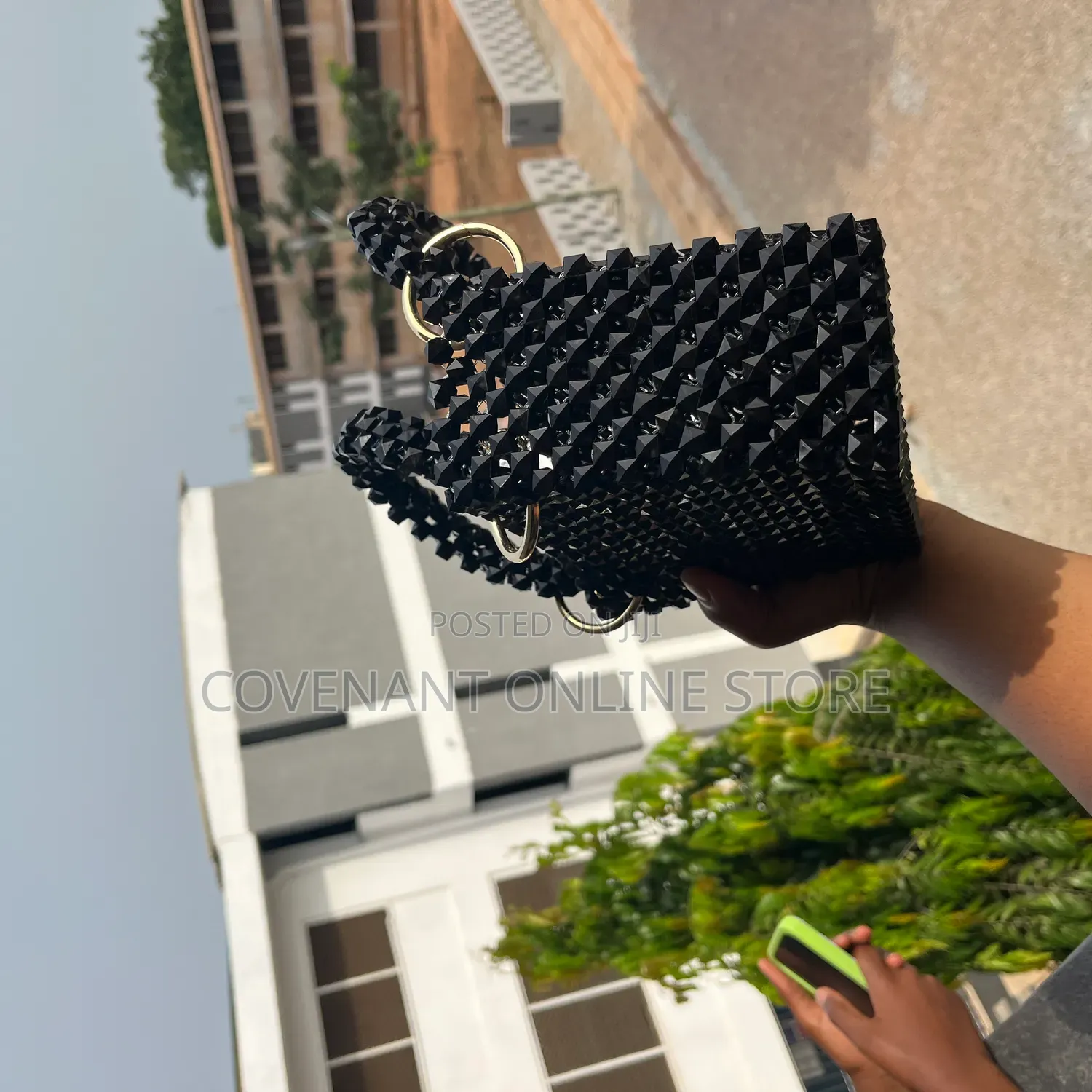 Elegant Handcrafted Beaded Bag