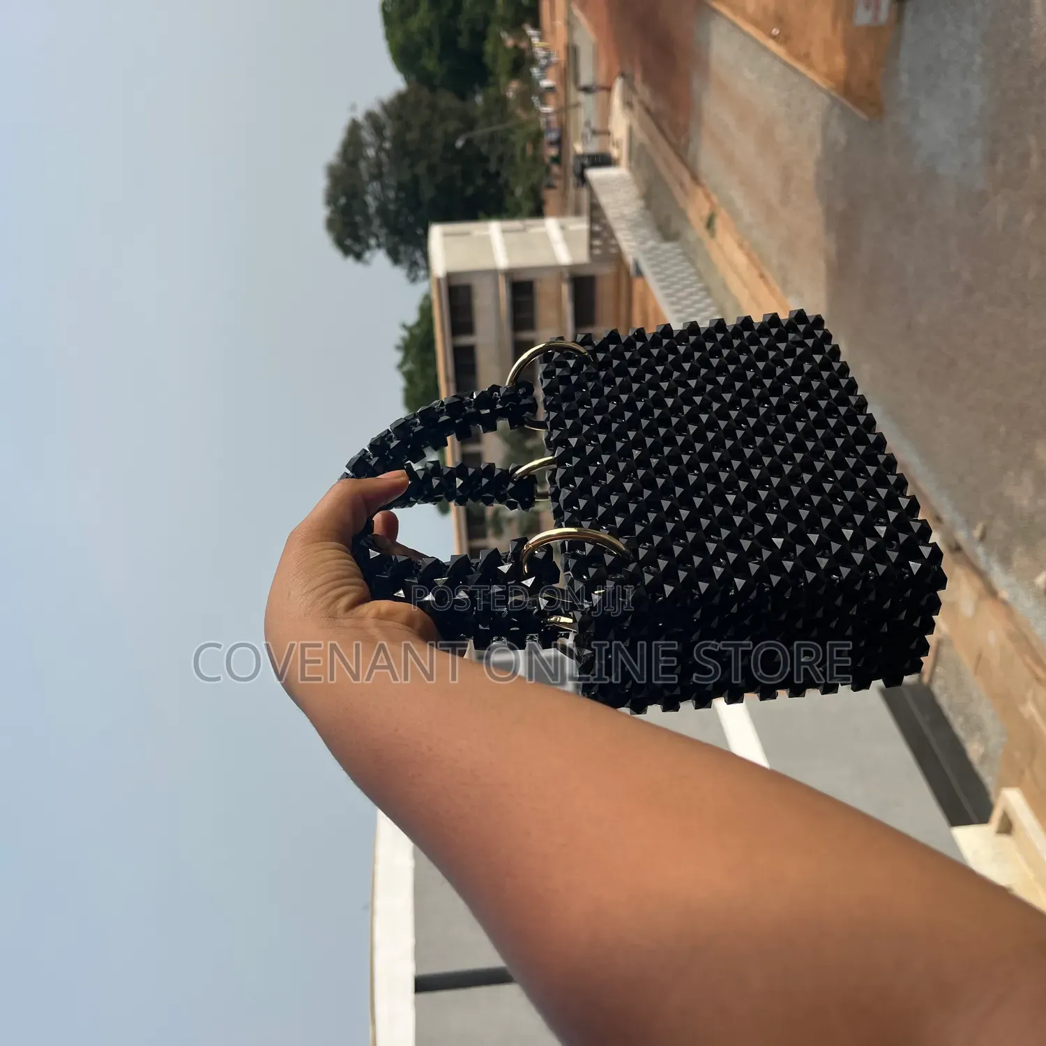 Elegant Handcrafted Beaded Bag