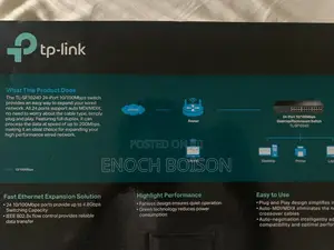 TP Link 24-Port 10/100mbps Desktop/Rackmount Switch