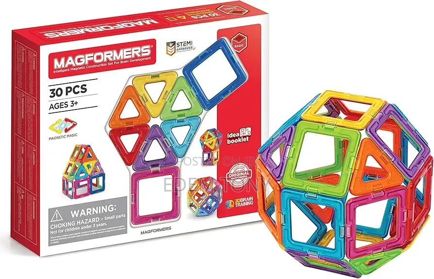 Magformers 30-Piece Magnetic Tiles STEM Set